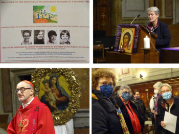Eucaristía en conmemoración del 40º aniversario del martirio de cuatro mujeres en El Salvador