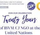 Webinar: 20 years of Mary Ward women at the United Nations